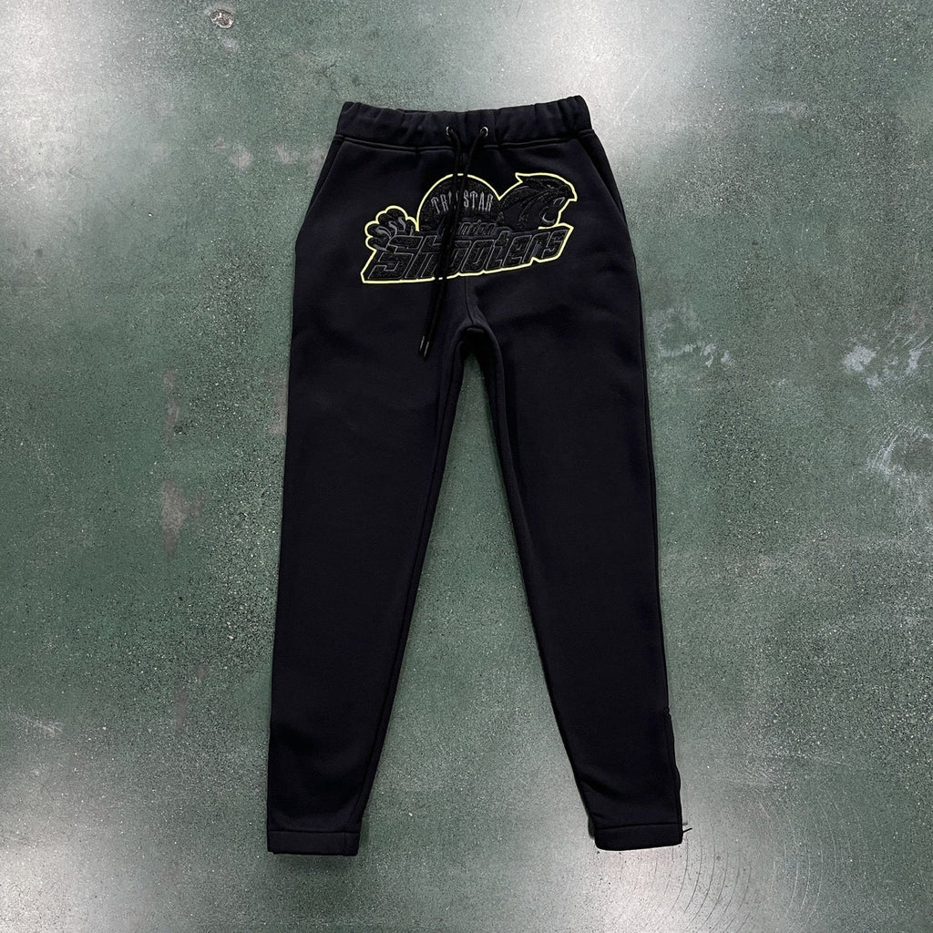 Trapstar Shooters Tracksuit - Black/Yellow Ironleague