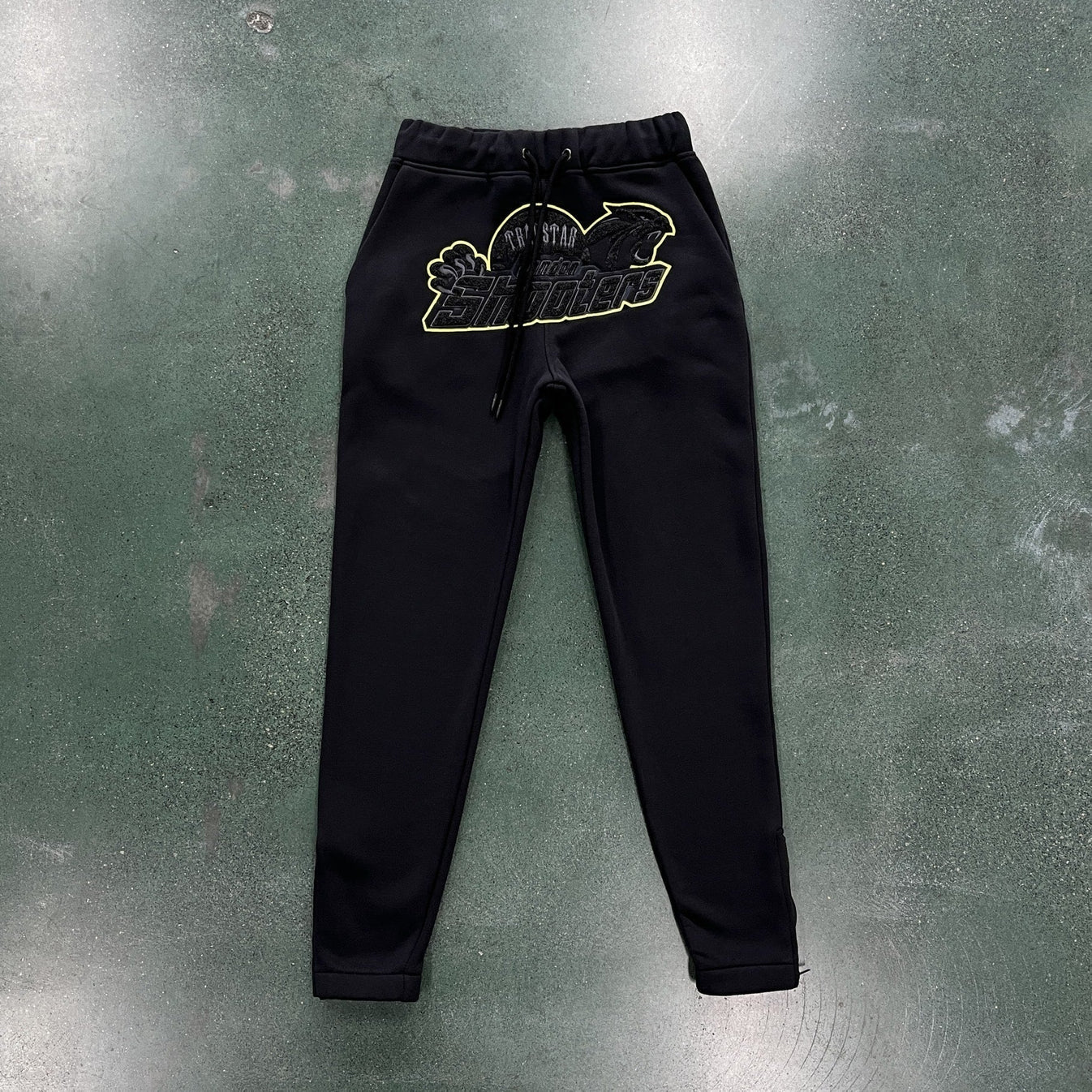Trapstar Shooters Tracksuit - Black/Yellow Ironleague
