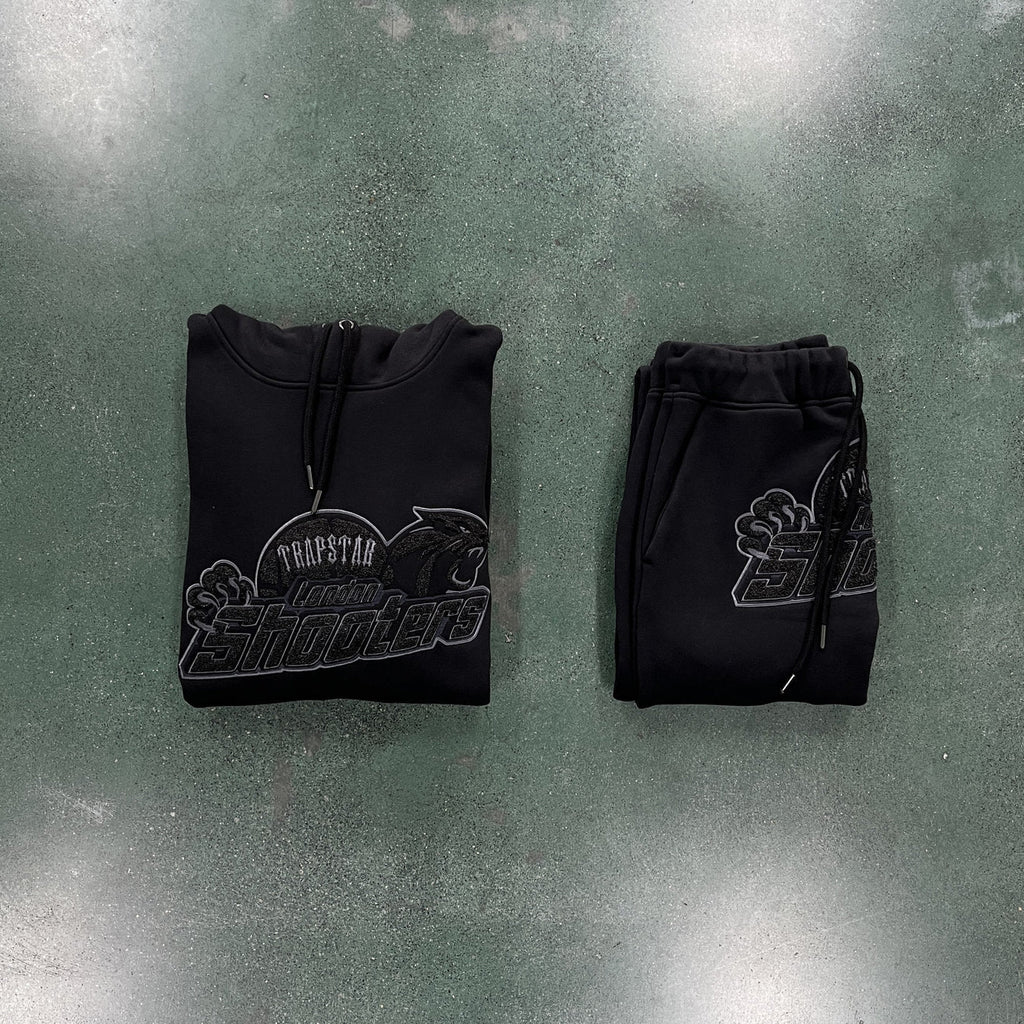 Trapstar Shooters Tracksuit - Black/Black Ironleague
