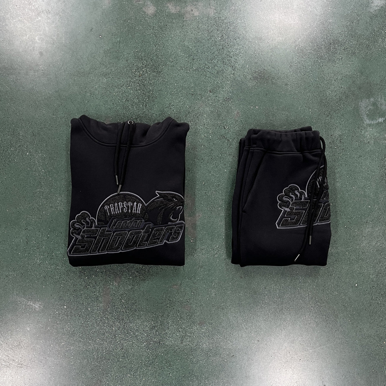 Trapstar Shooters Tracksuit - Black/Black Ironleague