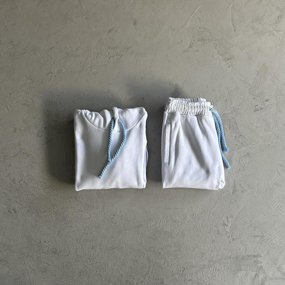 Syna Tracksuit - White/Blue Ironleague