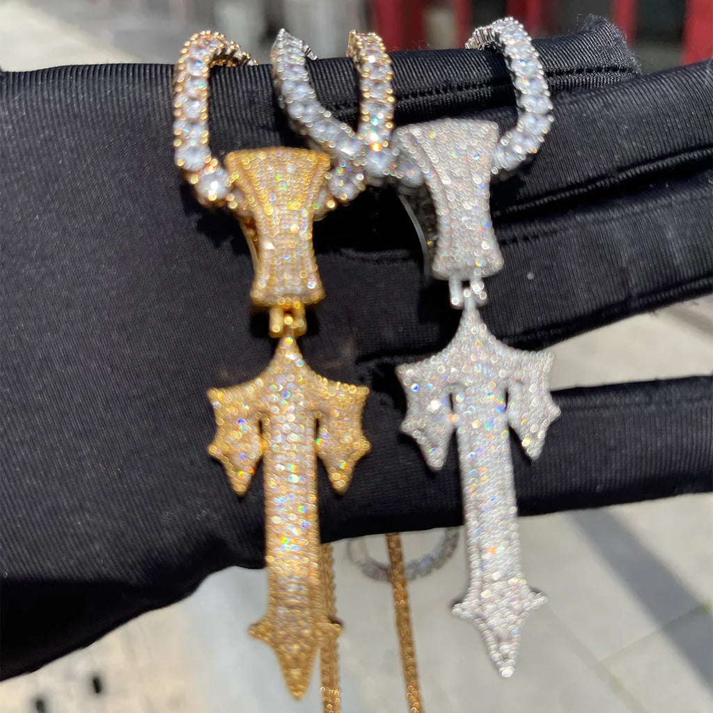Trapstar Iced Out Necklaces - Silver/Gold Ironleague