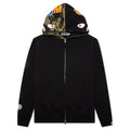 A BATHING APE Shark Full Zip Hoodie - Black