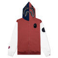 A BATHING APE Shark Full Zip Hoodie France - Burgundy