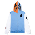A BATHING APE Shark Full Zip Hoodie Indonesia - Blue
