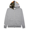 A BATHING APE Shark Full Zip Hoodie - Grey