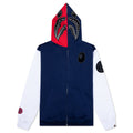A BATHING APE Shark Full Zip Hoodie UK - Navy