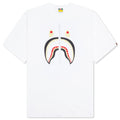 A BATHING APE Shark Tee China - White