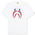 A BATHING APE Shark Tee France - White