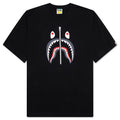 A BATHING APE Shark Tee UK - Black