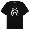 A BATHING APE Shark Tee #1 - Black