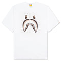 A BATHING APE Shark Tee #2 - White