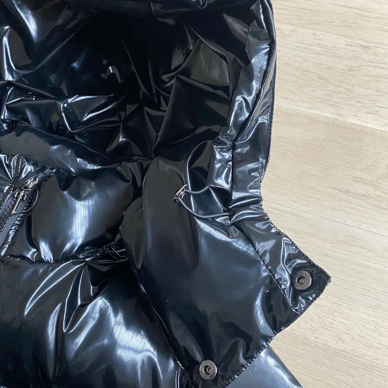 Trapstar Irongate Arch Puffer Jacket - Glossy Black Ironleague