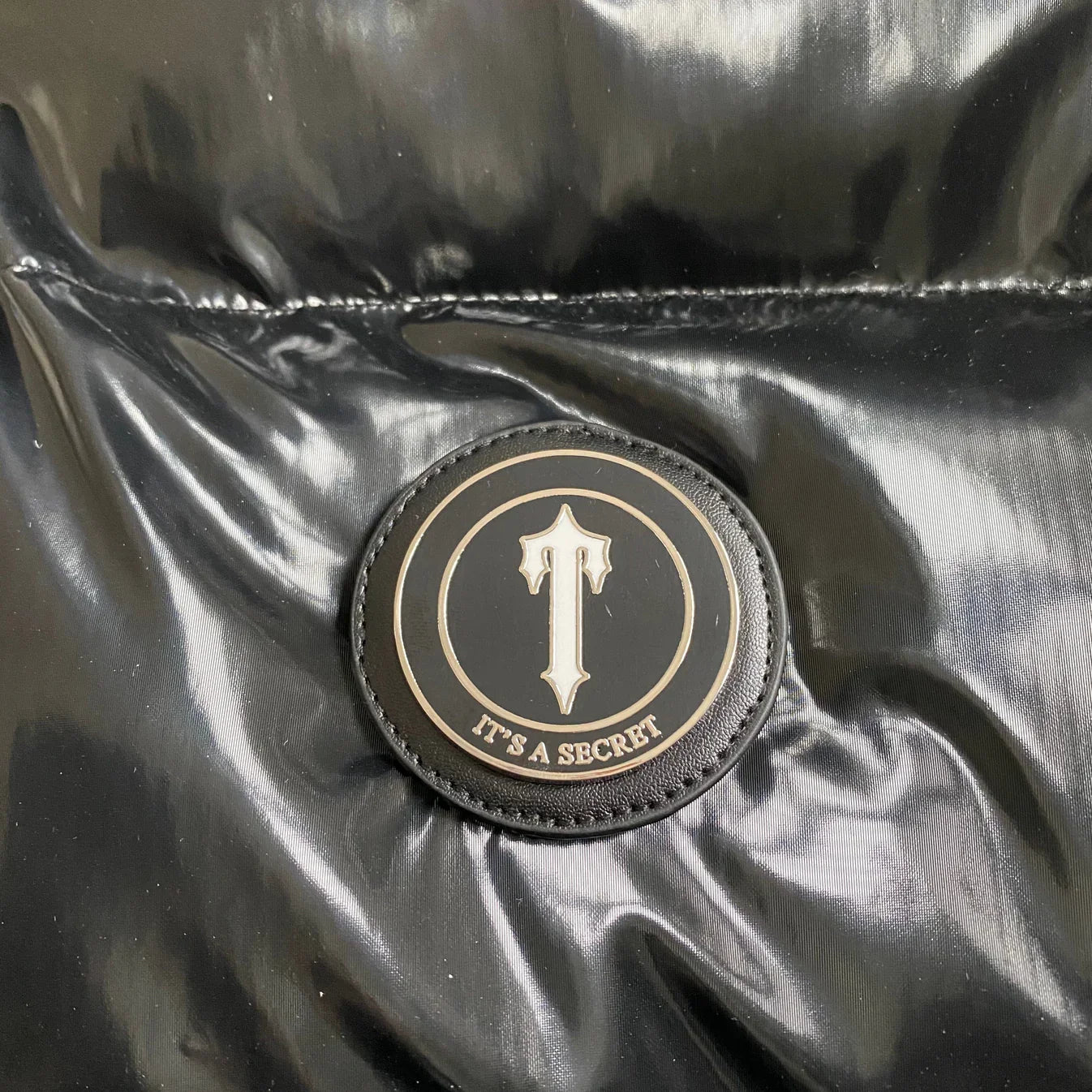 Trapstar Irongate Arch Puffer Jacket - Glossy Black Ironleague
