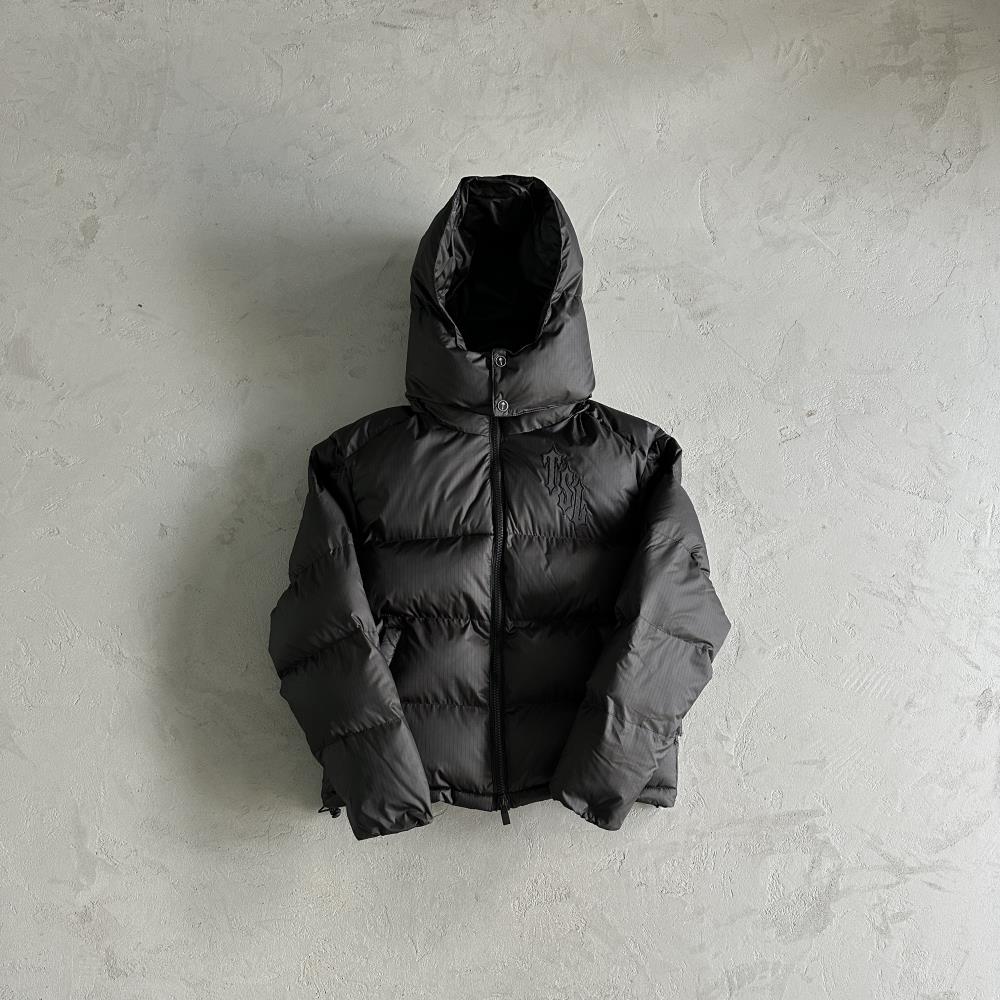 Trapstar Shooters Detachable Hooded Puffer Jacket - Black Ironleague