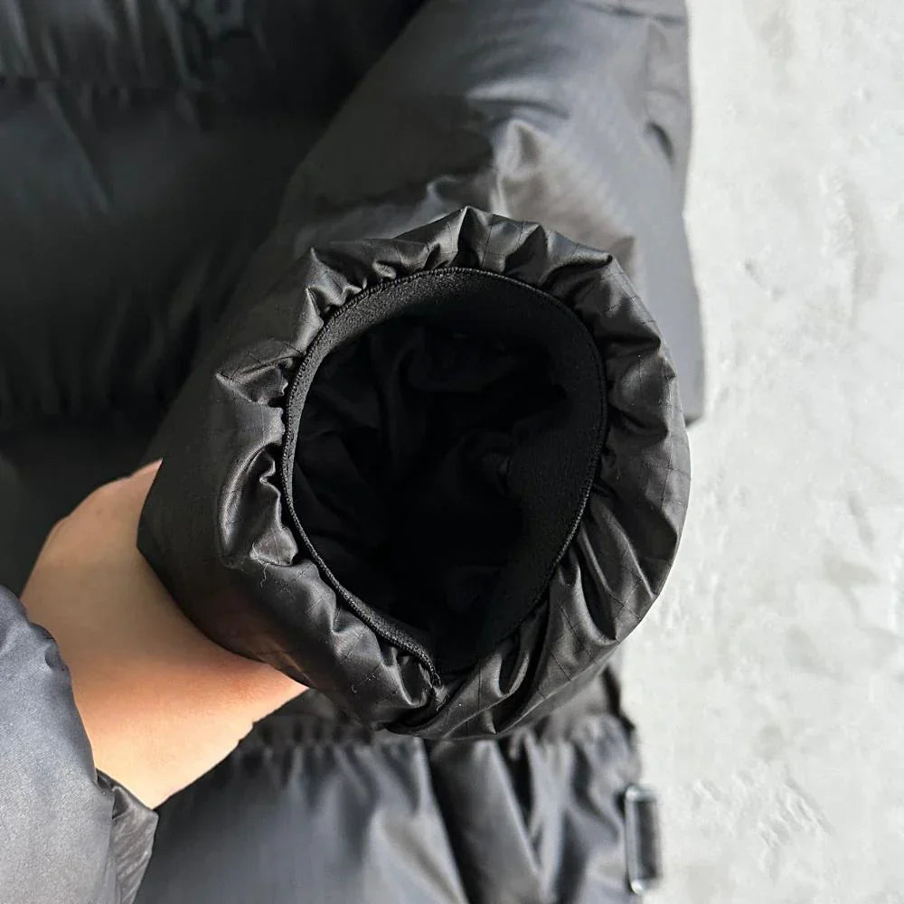 Trapstar Shooters Detachable Hooded Puffer Jacket - Black Ironleague