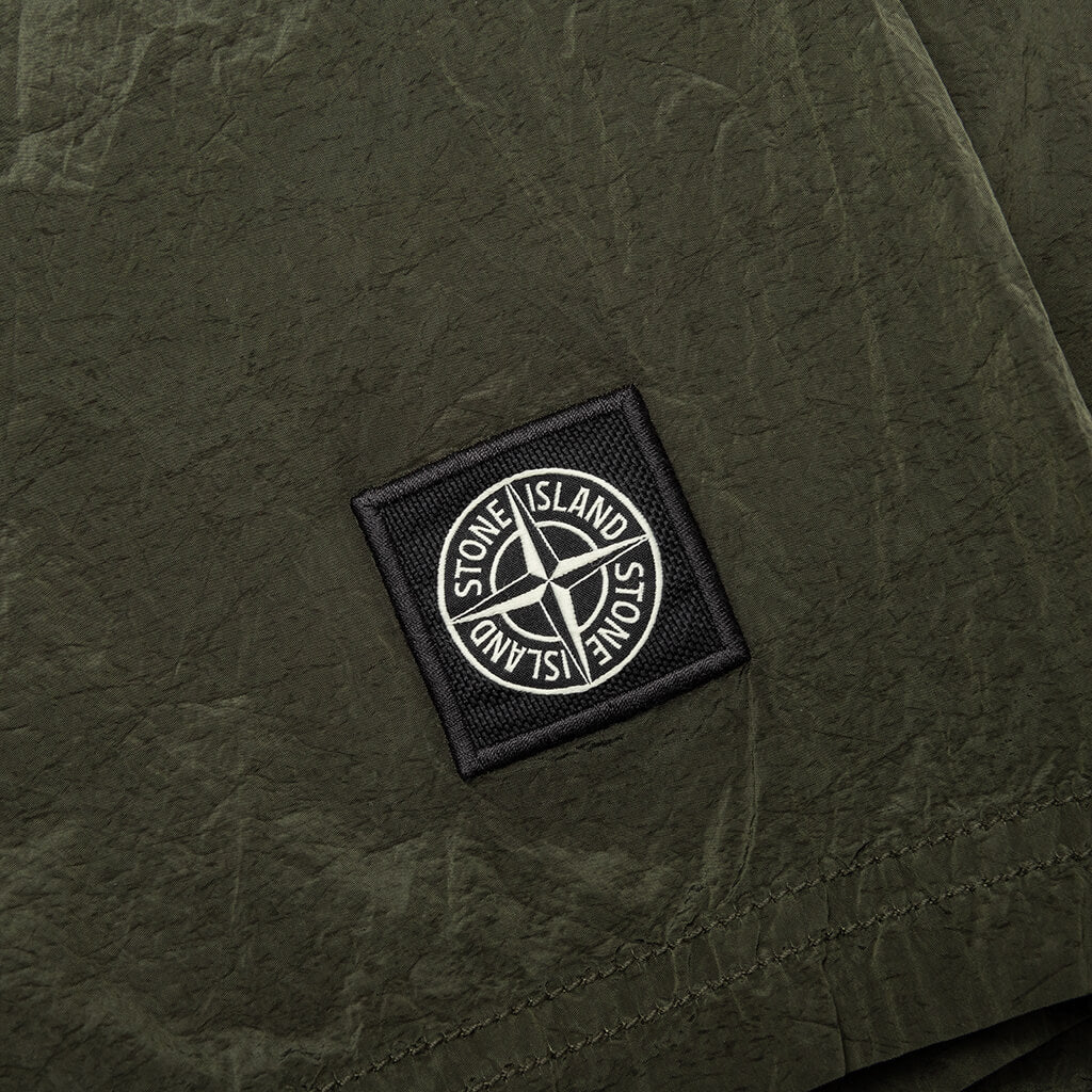 Stone Island Nylon Shorts - Olive