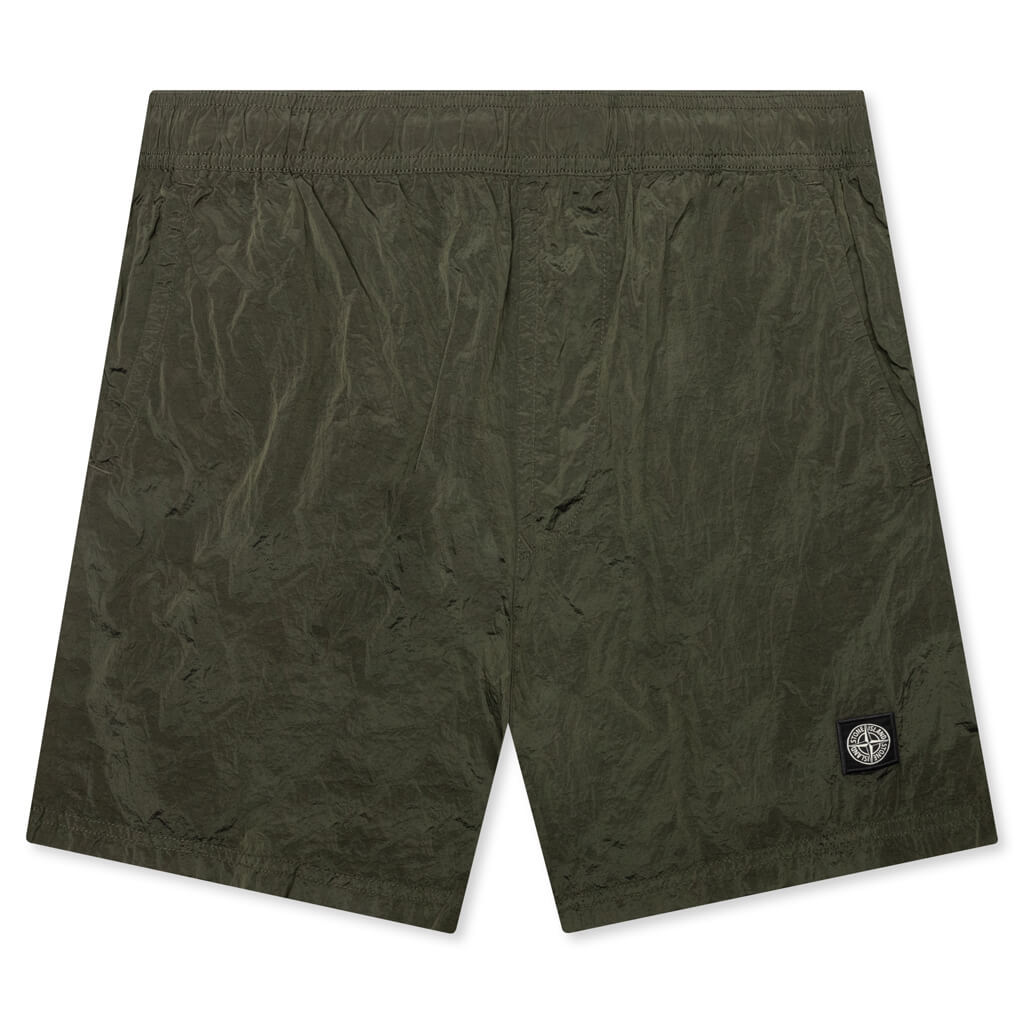 Stone Island Nylon Shorts - Olive