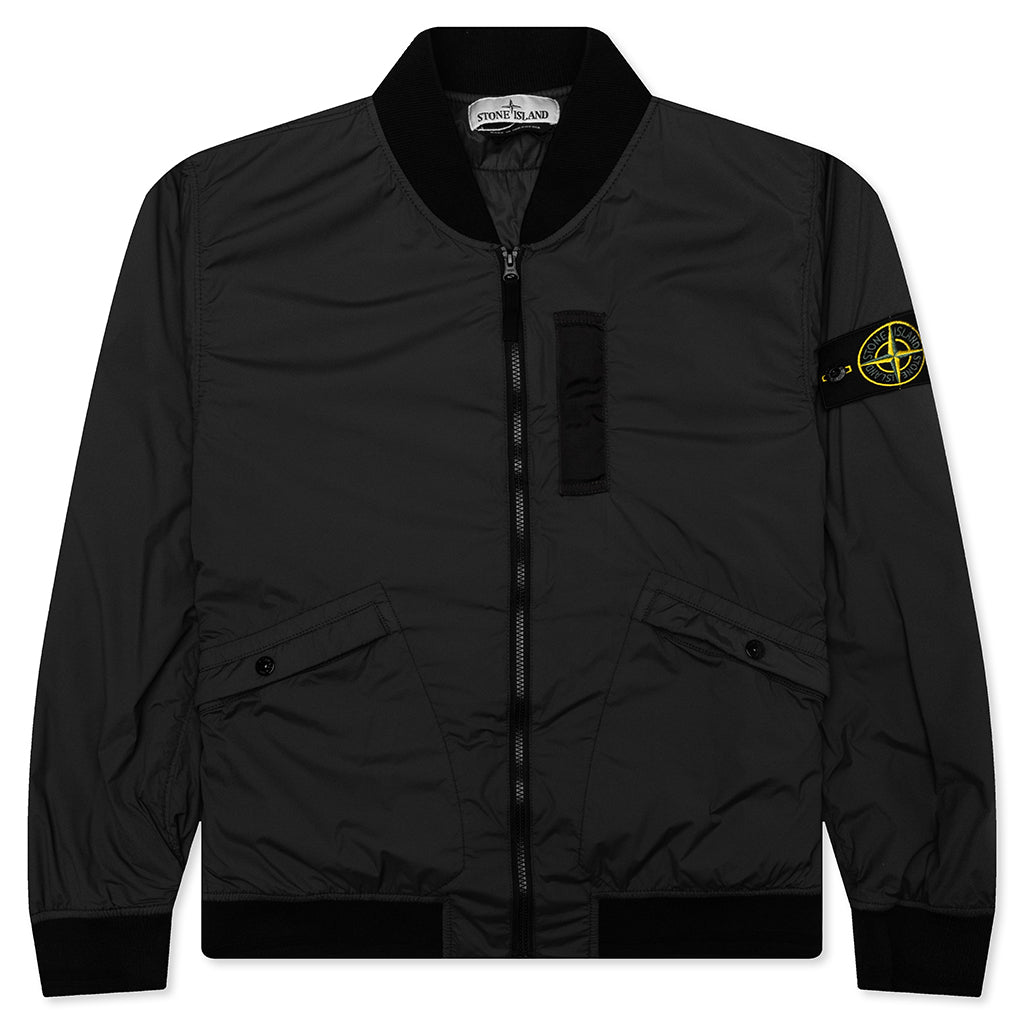 Stone Island Skin Touch Nylon Bomber Jacket - Charcoal