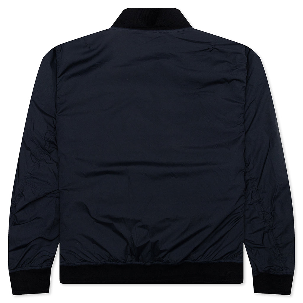 Stone Island Skin Touch Nylon Bomber Jacket - Navy Blue