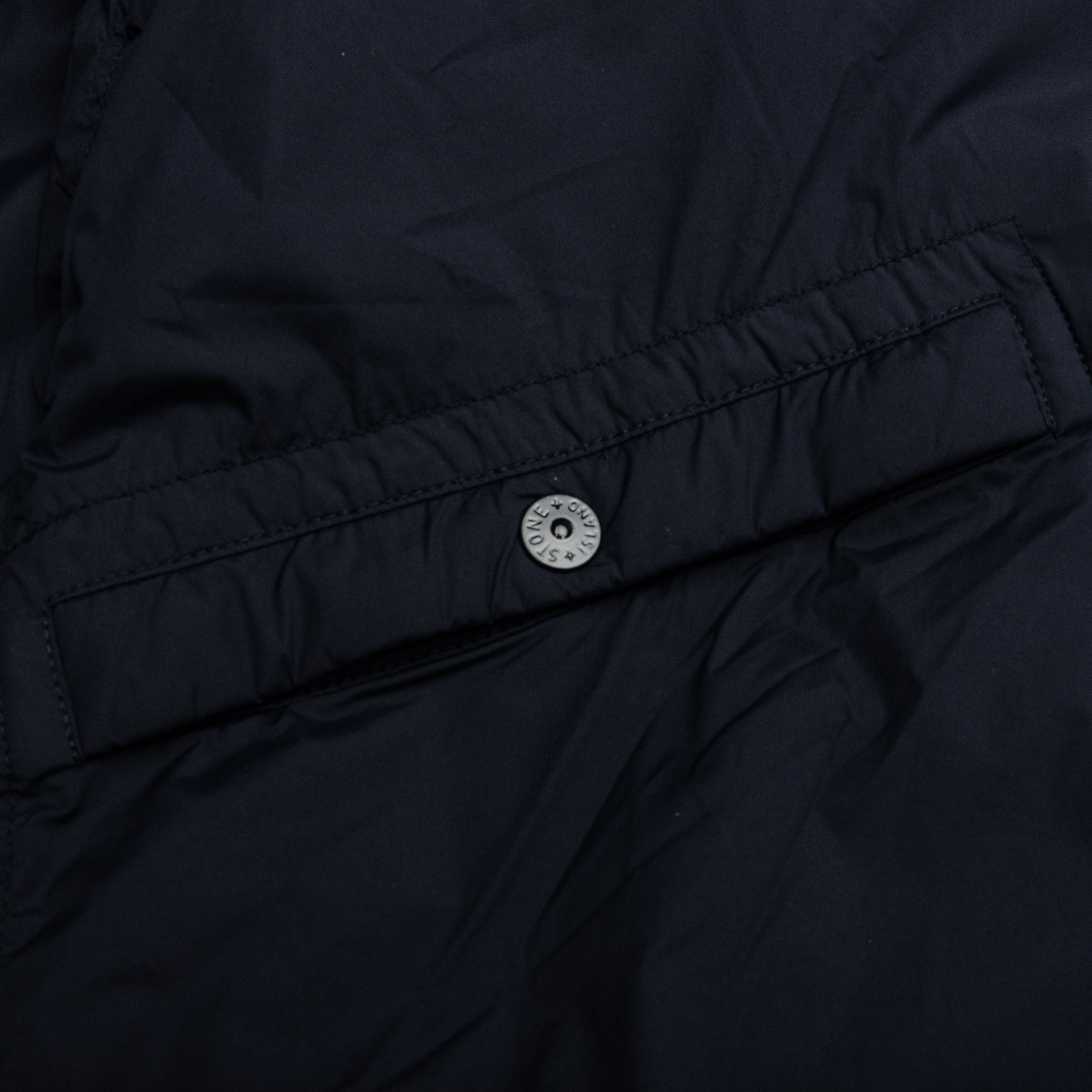 Stone Island Skin Touch Nylon Bomber Jacket - Navy Blue