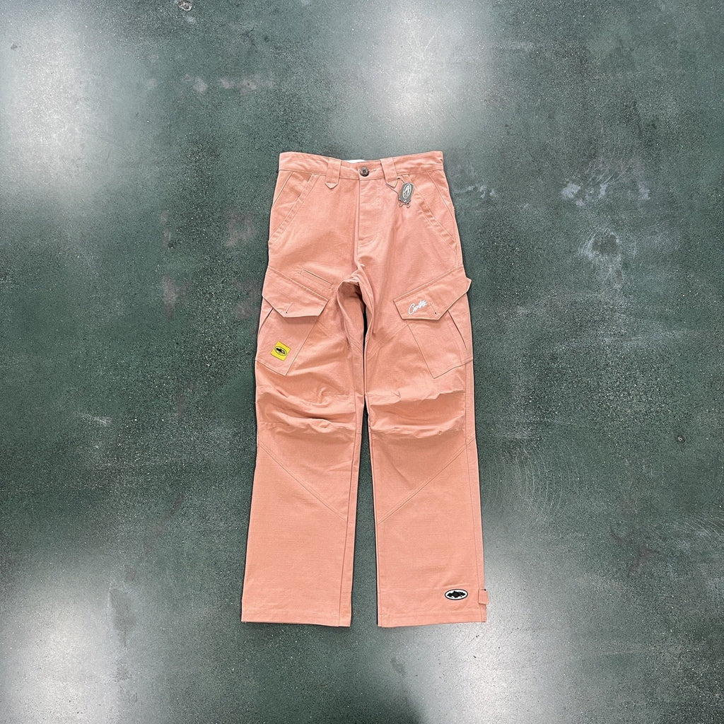 Corteiz Slant Pocket Pants - Pink Ironleague