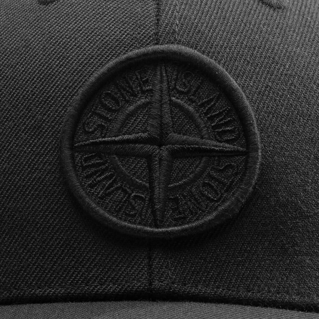 Stone Island 6-Panel Cap - Black