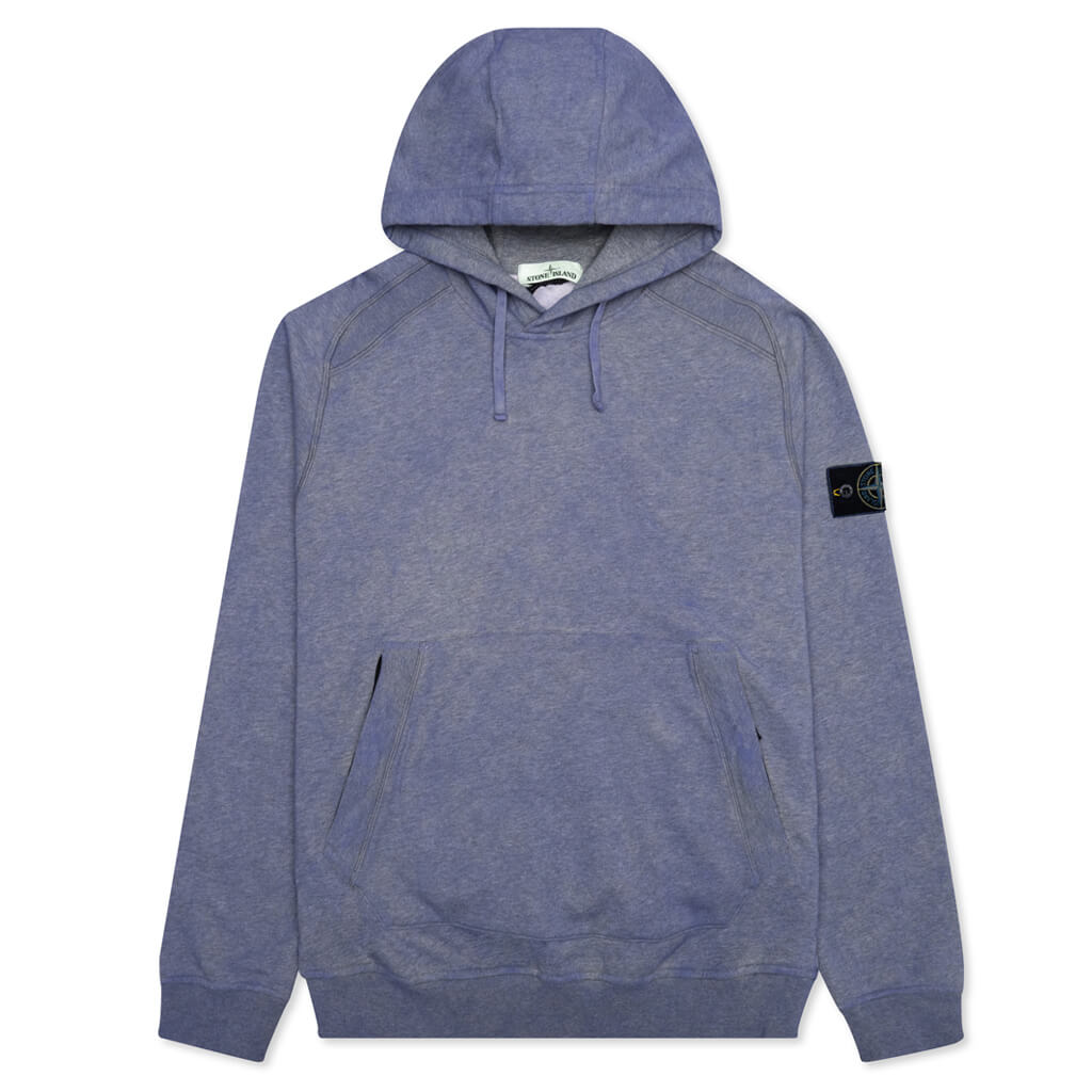 Stone Island Hooded Sweatshirt 62090 - Dark Blue Melange