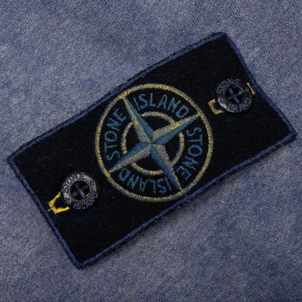 Stone Island Hooded Sweatshirt 62090 - Dark Blue Melange
