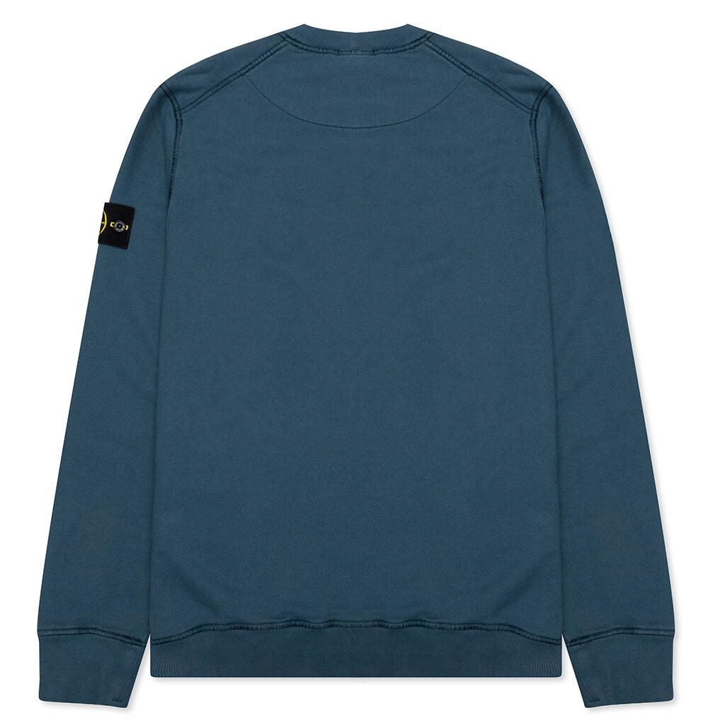 Stone Island Crewneck Sweatshirt 63020 - Cobalt Blue