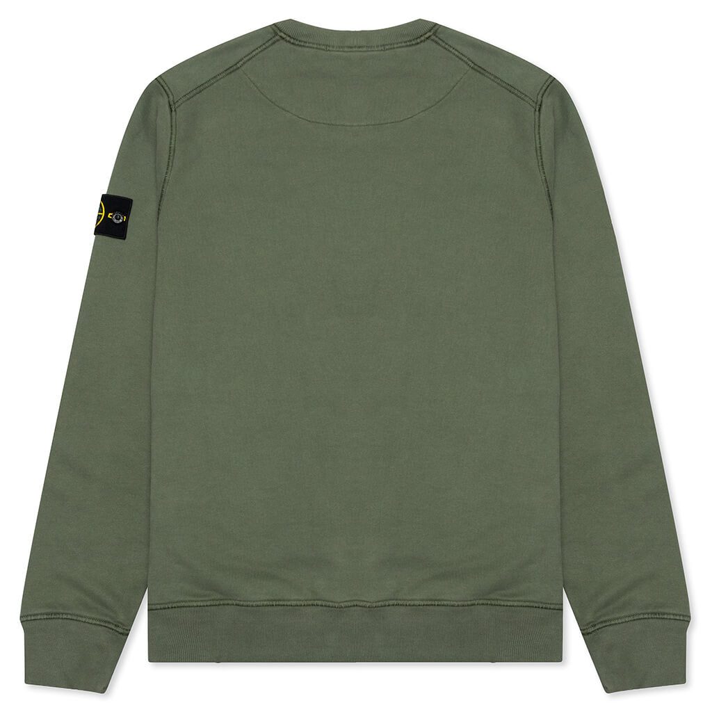 Stone Island Crewneck Sweatshirt 63020 - Sage Green