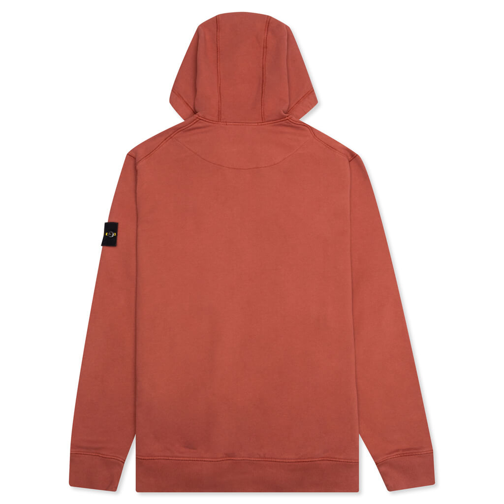 Stone Island Hooded Sweatshirt 64120 - Brick Red