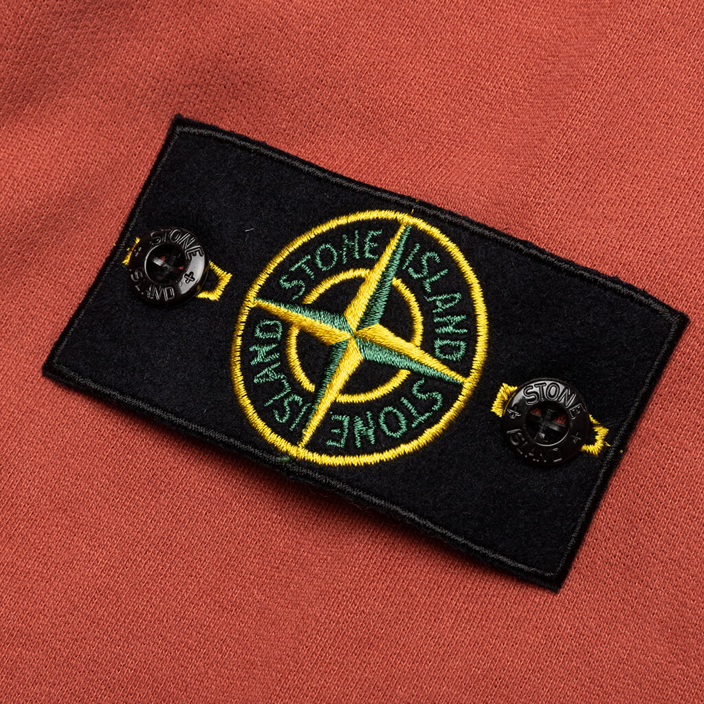 Stone Island Hooded Sweatshirt 64120 - Brick Red