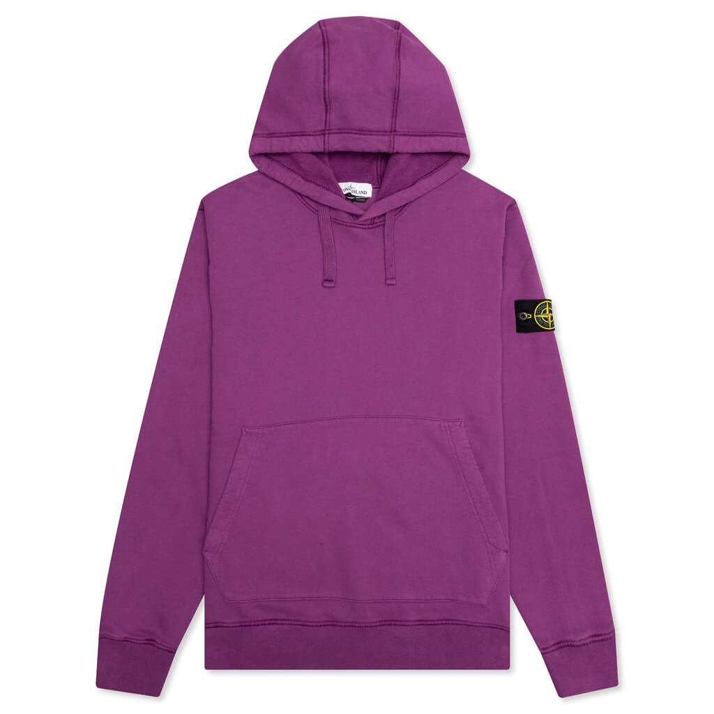 Stone Island Hooded Sweatshirt 64120 - Purple