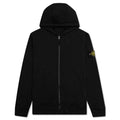 Stone Island Hooded Full Zip Sweatshirt 64220 - Black