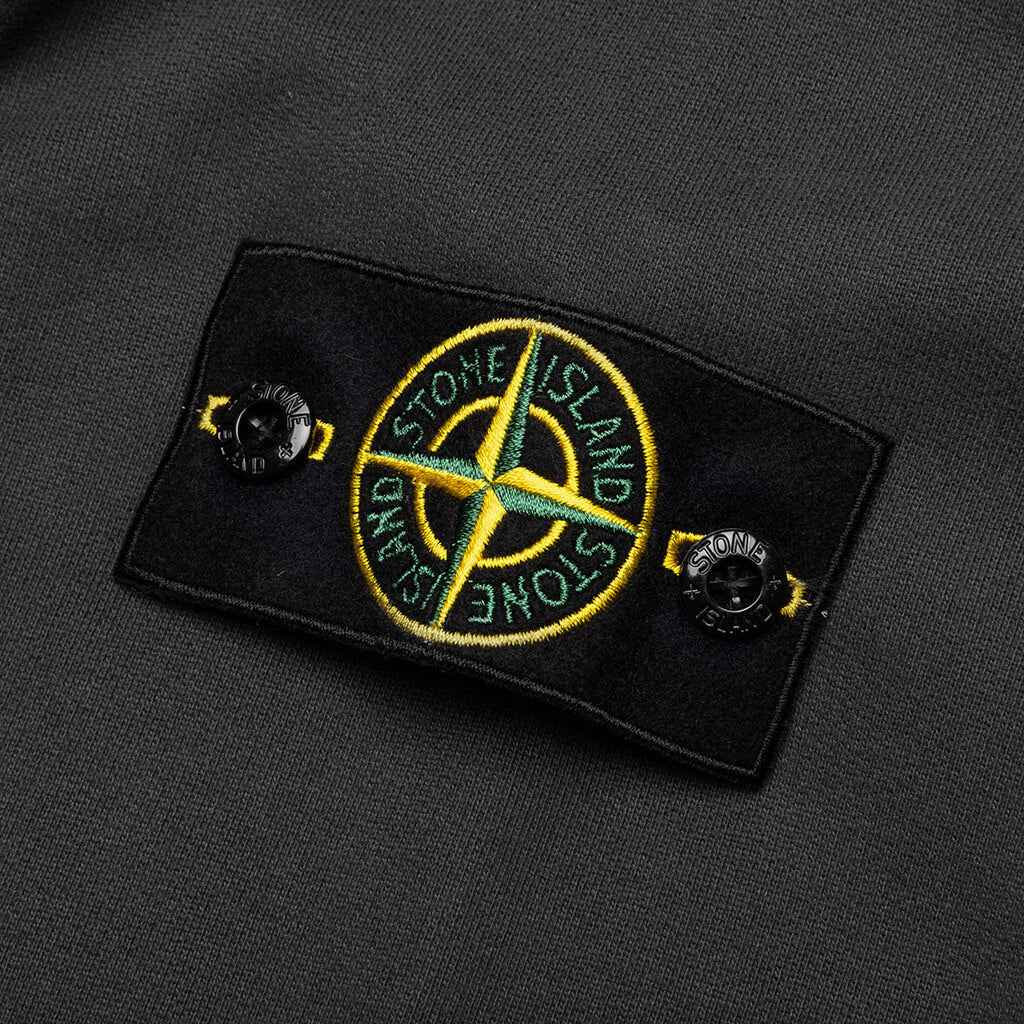 Stone Island Hooded Full Zip Sweatshirt 64220 - Charcoal