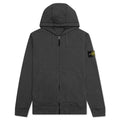 Stone Island Hooded Full Zip Sweatshirt 64220 - Charcoal