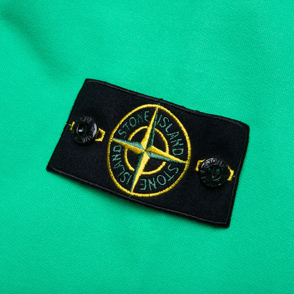 Stone Island Hooded Full Zip Sweatshirt 64220 - Green