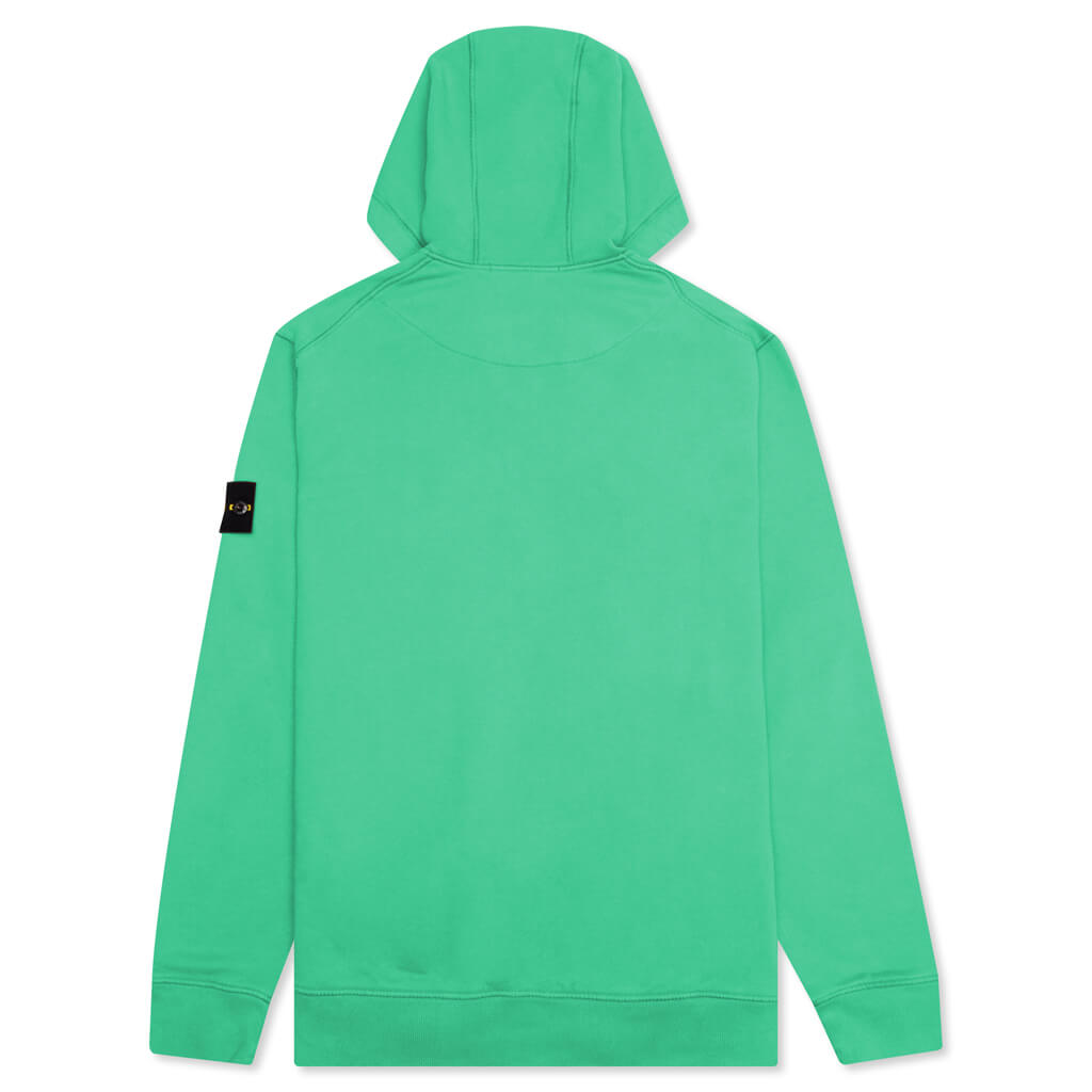 Stone Island Hooded Full Zip Sweatshirt 64220 - Green