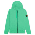Stone Island Hooded Full Zip Sweatshirt 64220 - Green