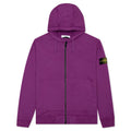 Stone Island Hooded Full Zip Sweatshirt 64220 - Purple