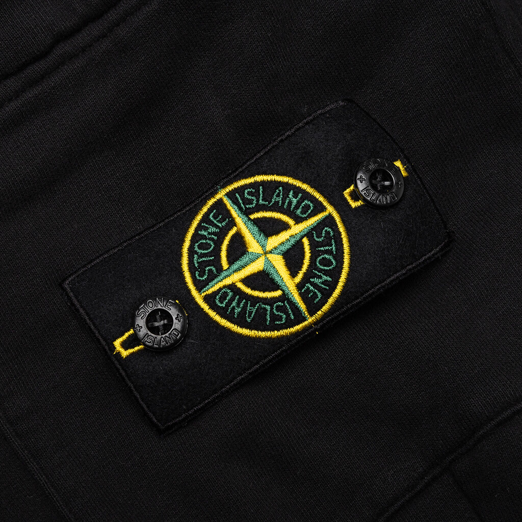 Stone Island Fleece Pants 64520 - Black
