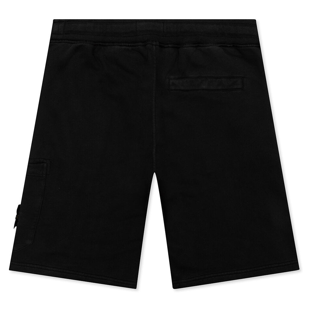 Stone Island Fleece Shorts 64620 - Black