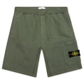 Stone Island Fleece Shorts 64620 - Sage Green