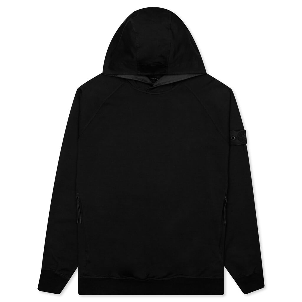 Stone Island Hooded Sweatshirt 653F3 - Black