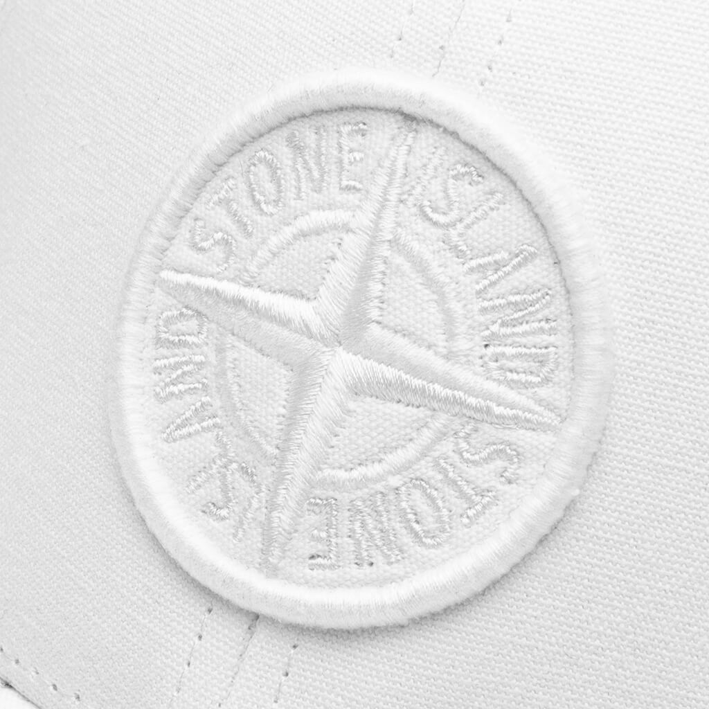 Stone Island 6 Panels Cap 99661 - White