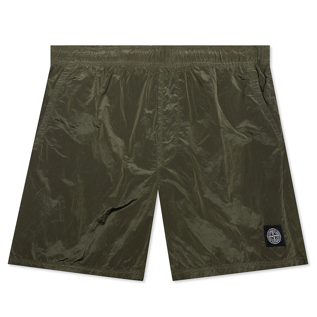 Stone Island Nylon Metal Swim Trunks B0943 - Olive