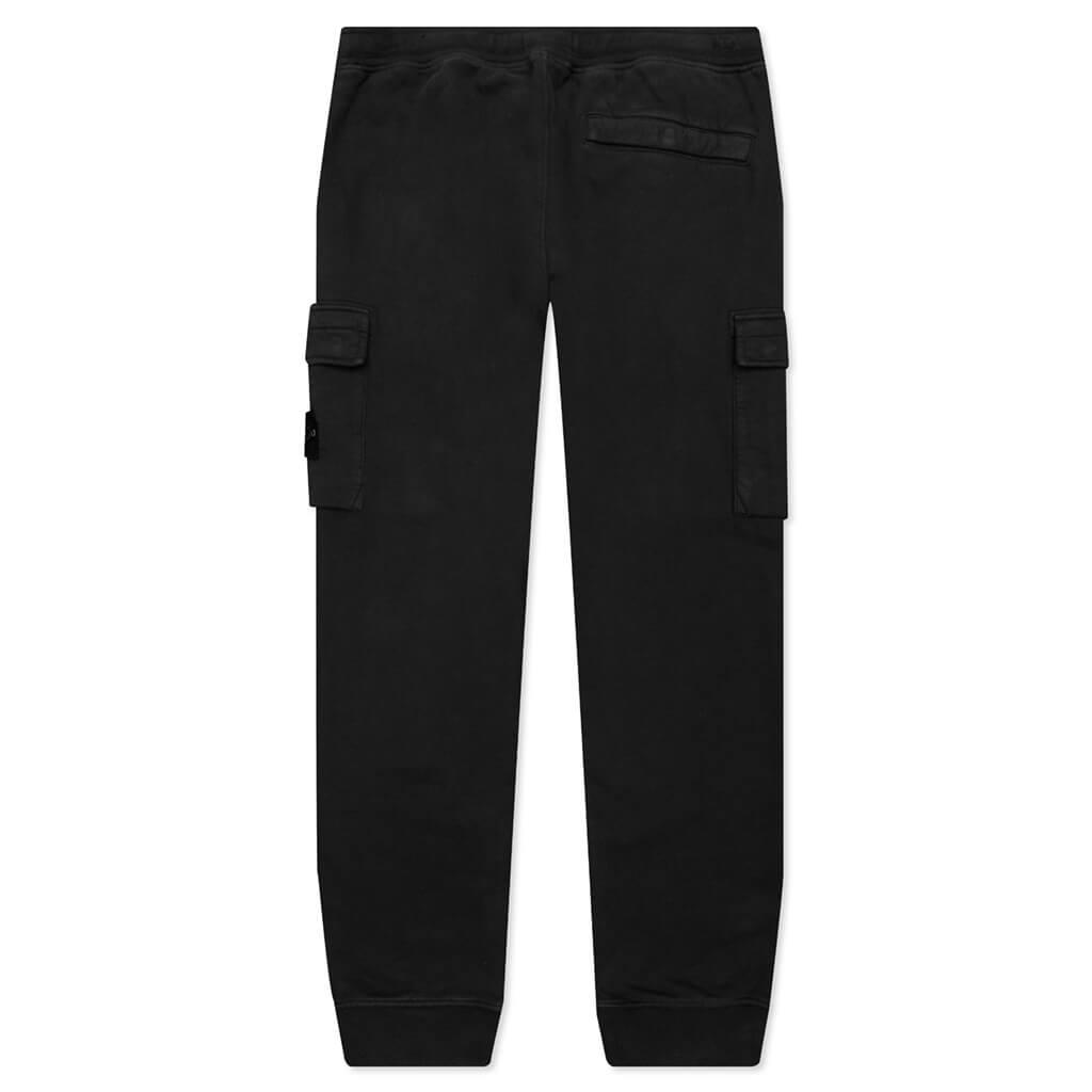 Stone Island Brushed Cargo Fleece Pants - Charcoal