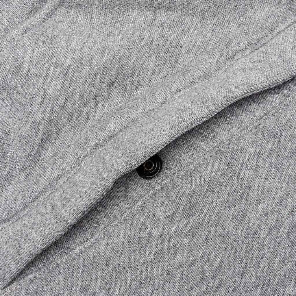 Stone Island Brushed Cargo Fleece Pants - Melange Grey
