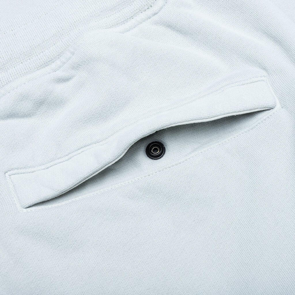 Stone Island Brushed Cargo Fleece Pants - Pearl Grey